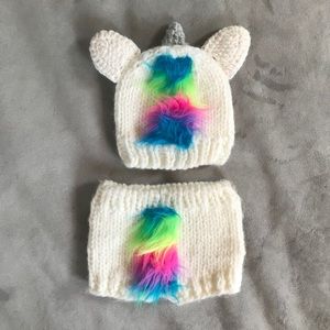 NWOT Unicorn photo prop set